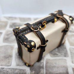 受注製作】本革1/6ドールサイズクラッシックキャリーケース