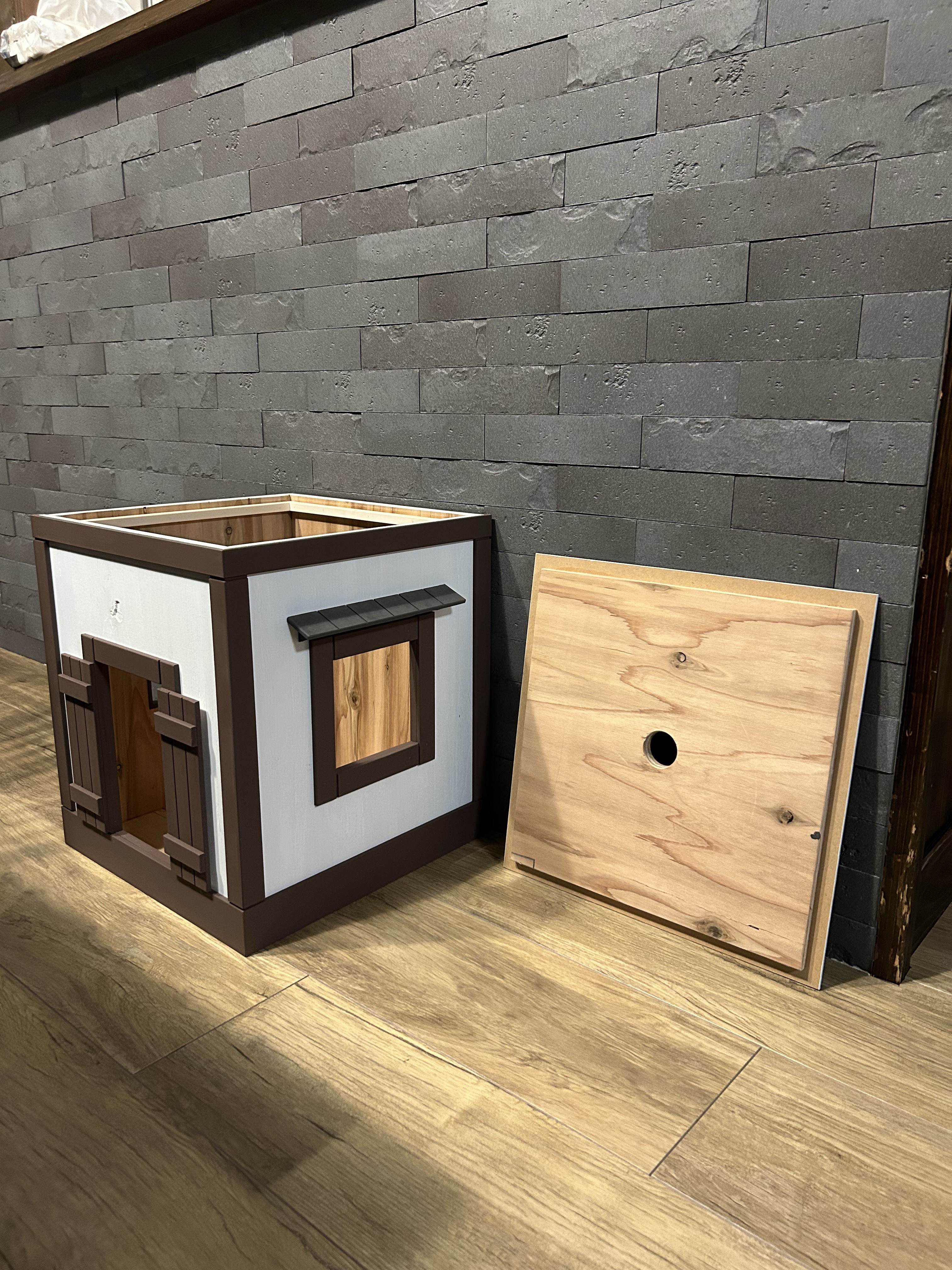 キャットハウス　ドックハウス　小動物ハウス　犬小屋　猫家　カントリー　　アメリカン(受注生産になります)