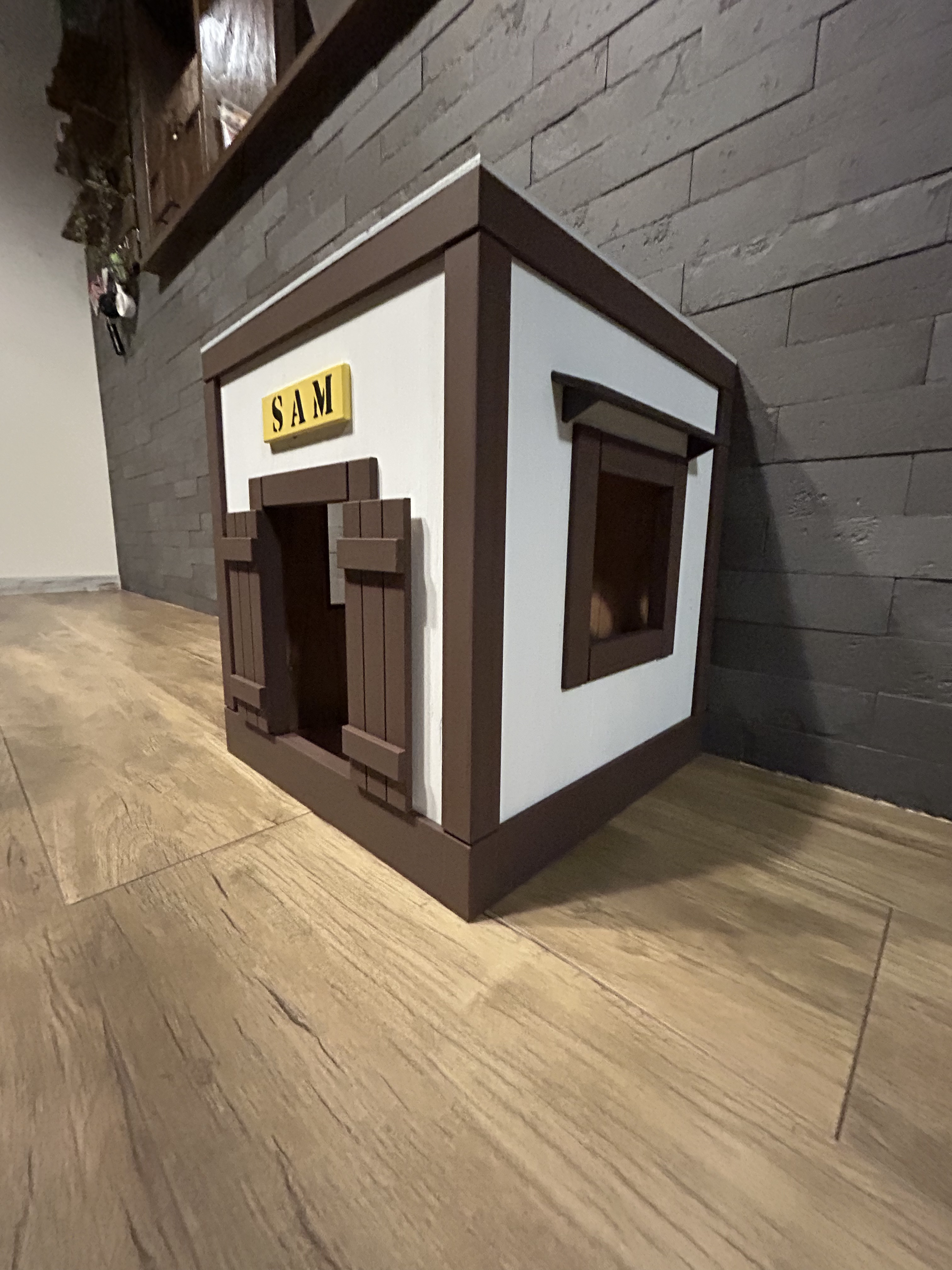 キャットハウス　ドックハウス　小動物ハウス　犬小屋　猫家　カントリー　　アメリカン(受注生産になります)