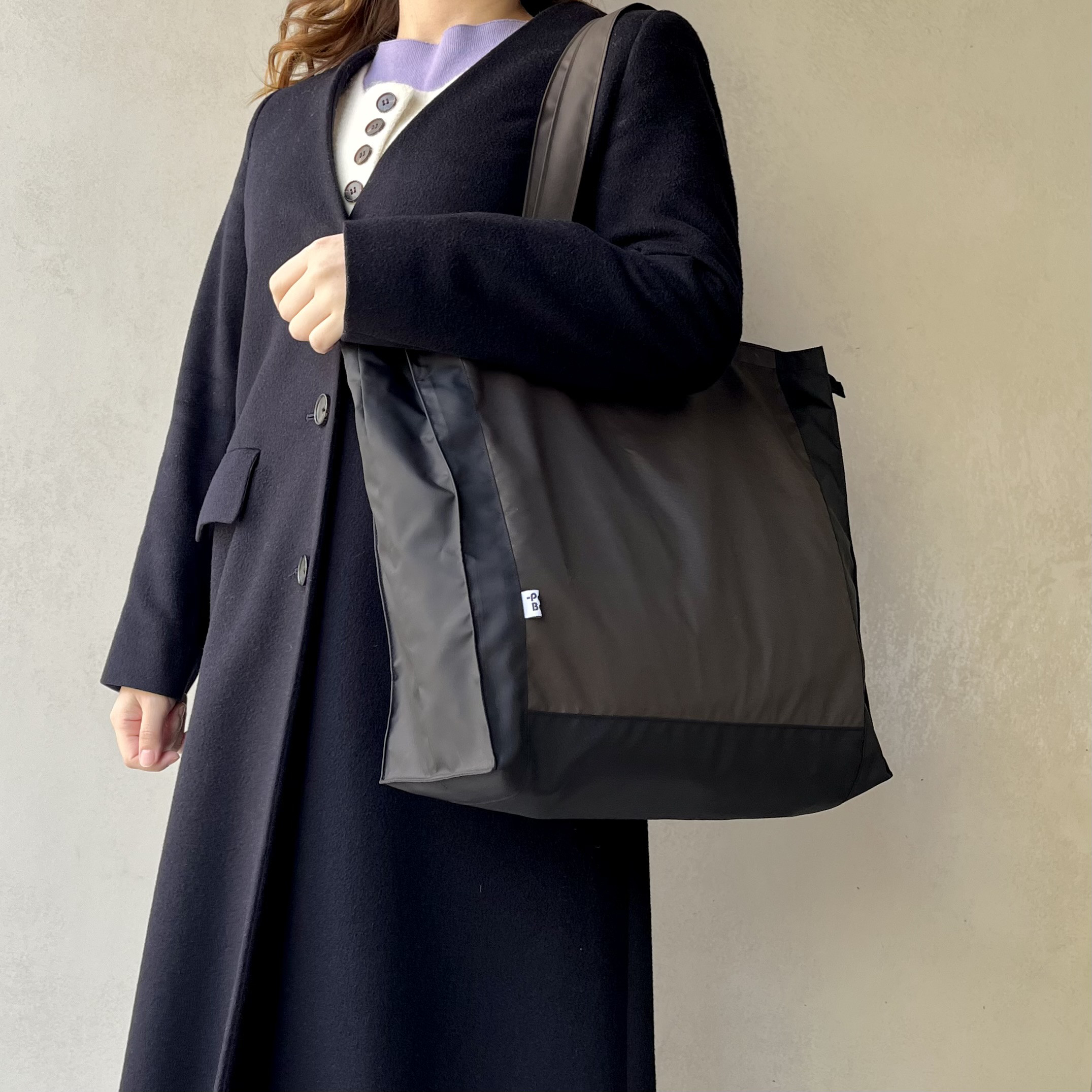 撥水BIG KONOJI TOTE［A3ファスナー付きビッグトート］※受注生産※ご入金確認後に作製します。