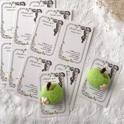 アクセサリー台紙【はがき1/4☆10枚入(40枚分)】 [D-350]レースリボン4 6枚目の画像