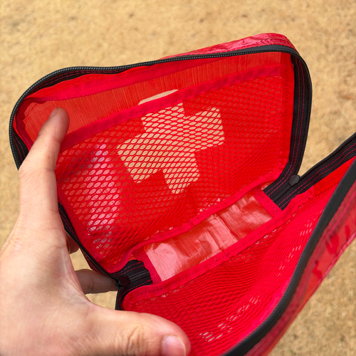 DCF】オリジナルプリント ファーストエイドキット 救急ポーチ ブラック