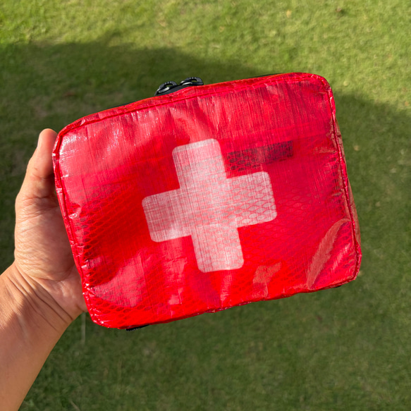 DCF】オリジナルプリント ファーストエイドキット 救急ポーチ ブラック