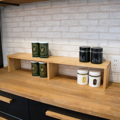 木製　ハンドメイド　オーダー　コの字　棚　シェルフ　ラック　カウンター 0_4230abb7da13b1e90b3c7e77521d