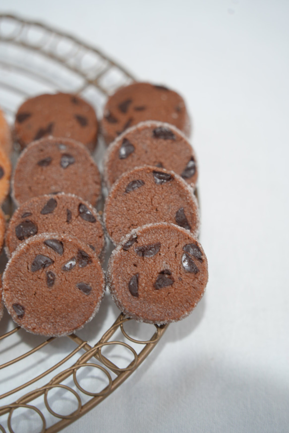 □送料無料□□手作りクッキー°・*:.。.☆ディアマンクッキー 3種24枚 チョコチップクッキー□ 4枚目の画像