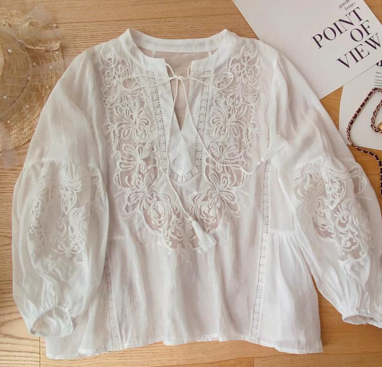 【受注製作】柔らかい綿麻製トップス・ブラウス