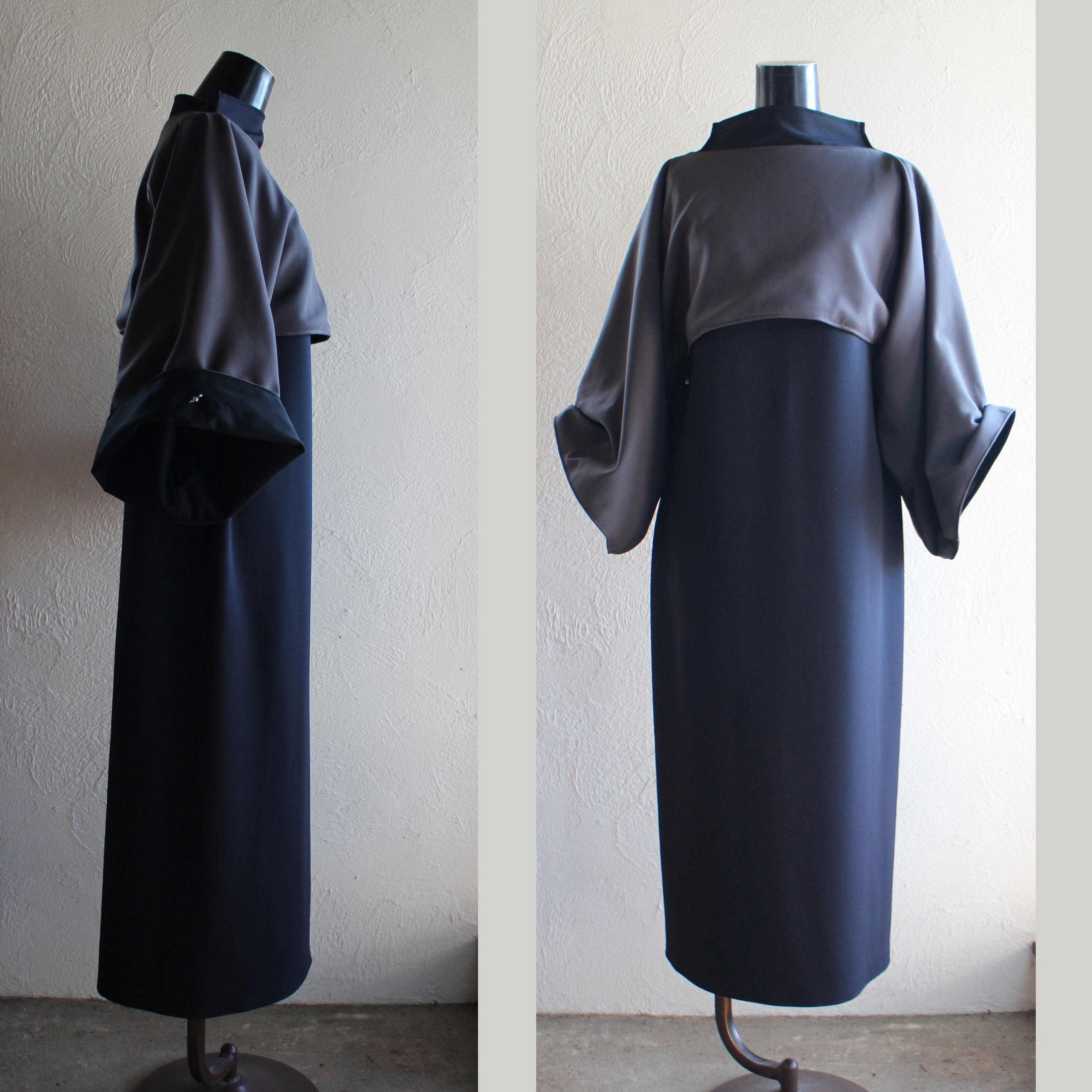 【一級建築士がつくる服】スリーブ袖（秋冬用）