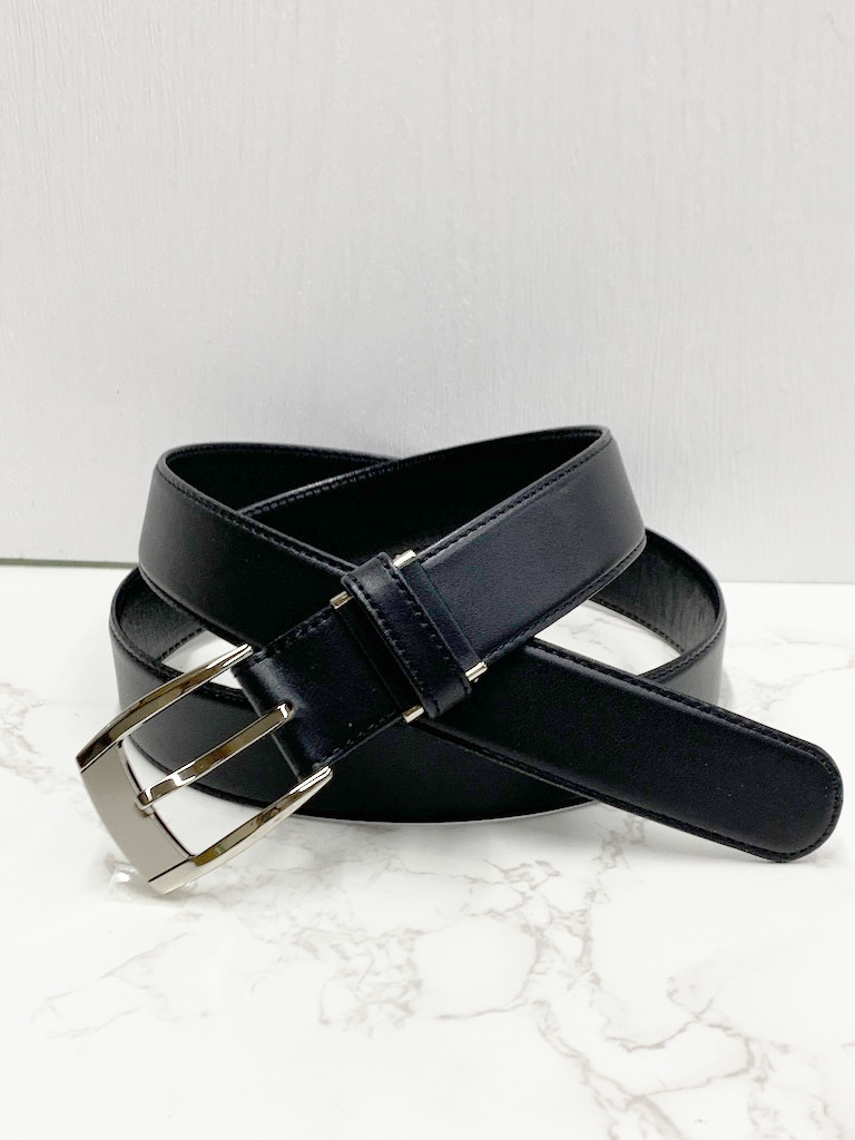 日本製　高級キップ　上質　ベルト　仔牛革　30ｍｍ巾　フランスステッチ仕立て　フリーサイズ