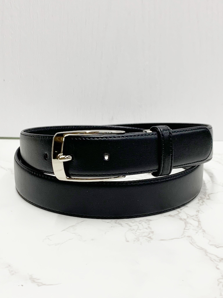 日本製　高級キップ　上質　ベルト　仔牛革　30ｍｍ巾　フランスステッチ仕立て　フリーサイズ