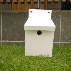 木製巣箱　シジュウカラ　野鳥用巣箱　バードハウス 3枚目の画像