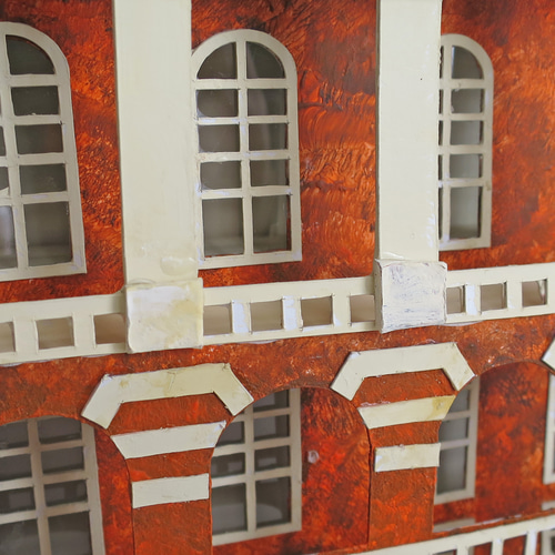 昭和レトロ洋館「法務省旧本館」着色模型 昭和レトロ洋館「法務省旧本館」着色模型 立体・オブジェ ジオラマ工房