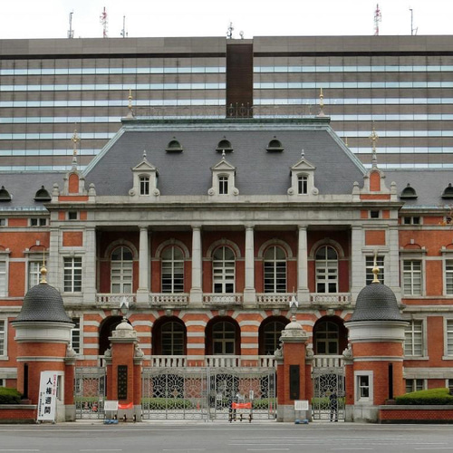 昭和レトロ洋館「法務省旧本館」着色模型 立体・オブジェ ジオラマ工房