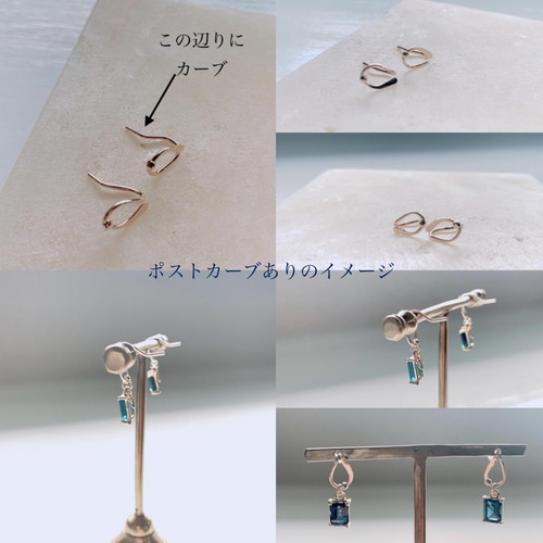 【10/22まで】K10 ドロップ　雫　マット ピアス K10 ドロップ 雫 マット ピアス