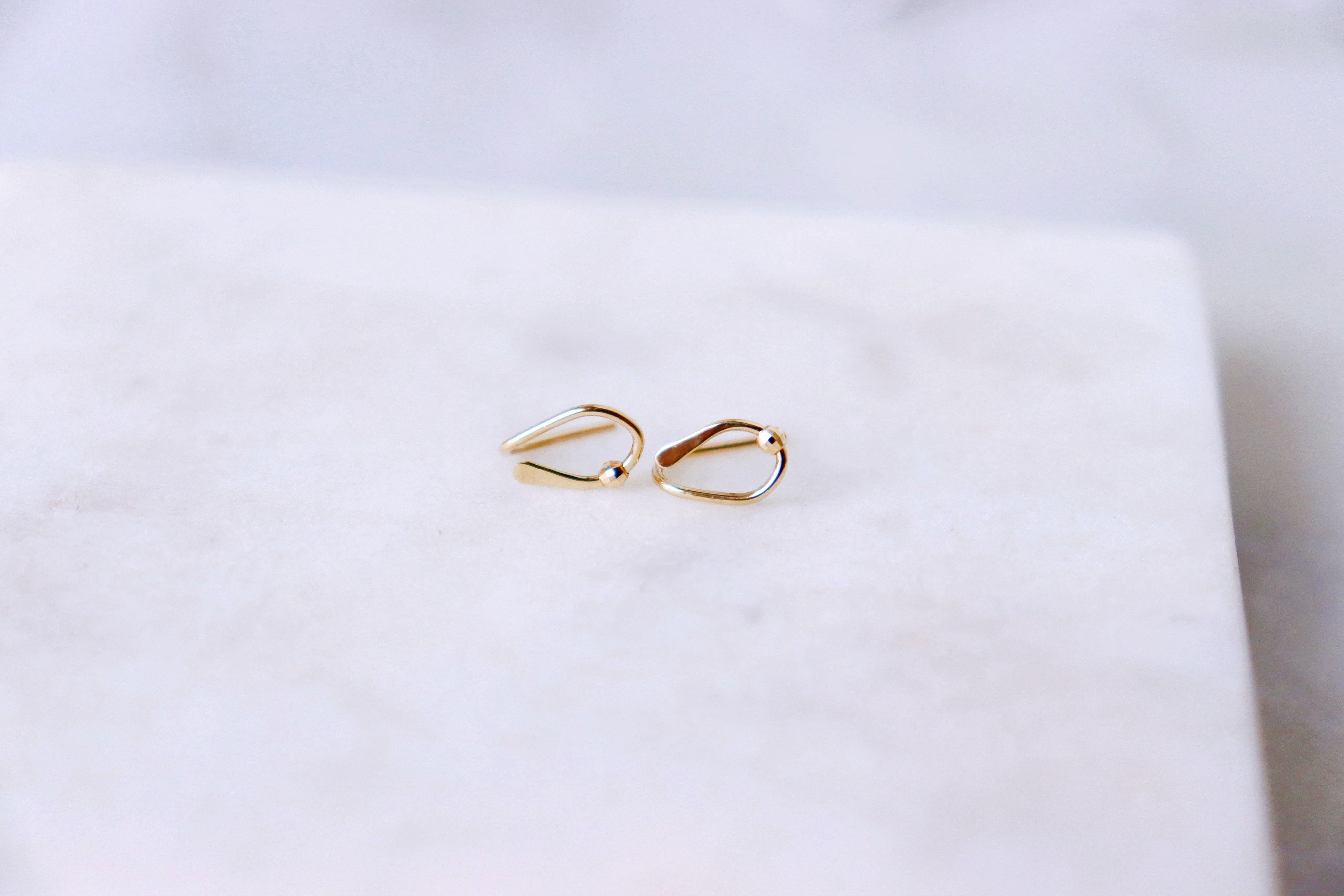 dropピアス 〜k10YGドロップピアス《受注制作》チャームプレゼント付き