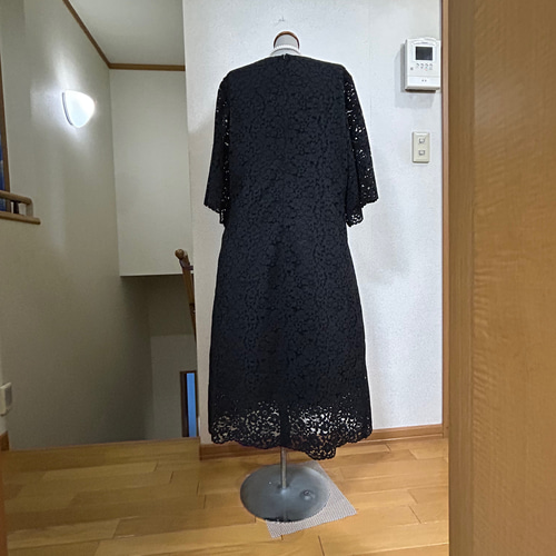 066 15号 総レースワンピース 細見え マザーズドレス 顔合わせ