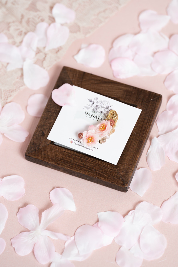 八重桜イヤーカフ 1枚目の画像