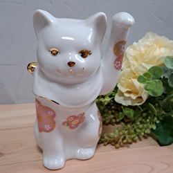 招き猫　ペア　可愛い　玄関　リビング　縁起物　ハンドメイド　新築祝い　開業祝い 招き猫 縁起物 お祝い 置き物 ねこ 新築祝い 開店祝い 結婚祝い