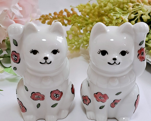 招き猫　ハンドメイド　玄関　リビング　お家　結婚　新築　開業　開店　お祝い　猫 招き猫 縁起物 玄関 リビング 新築 開業 開店 記念日 お祝い 結婚 家