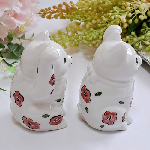 招き猫　ハンドメイド　玄関　リビング　お家　結婚　新築　開業　開店　お祝い　猫 福を招く 招き猫 ペアセット 結婚祝い 開店祝い 記念 玄関 リビング 猫