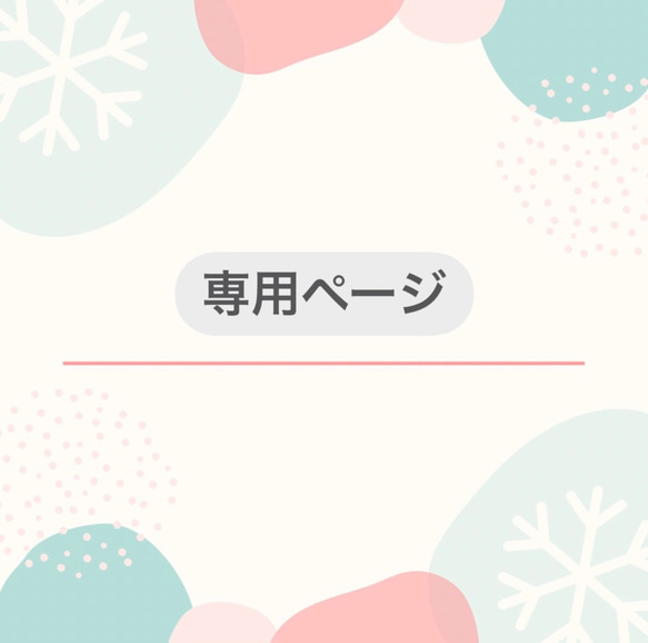 専用ページ 1枚目の画像