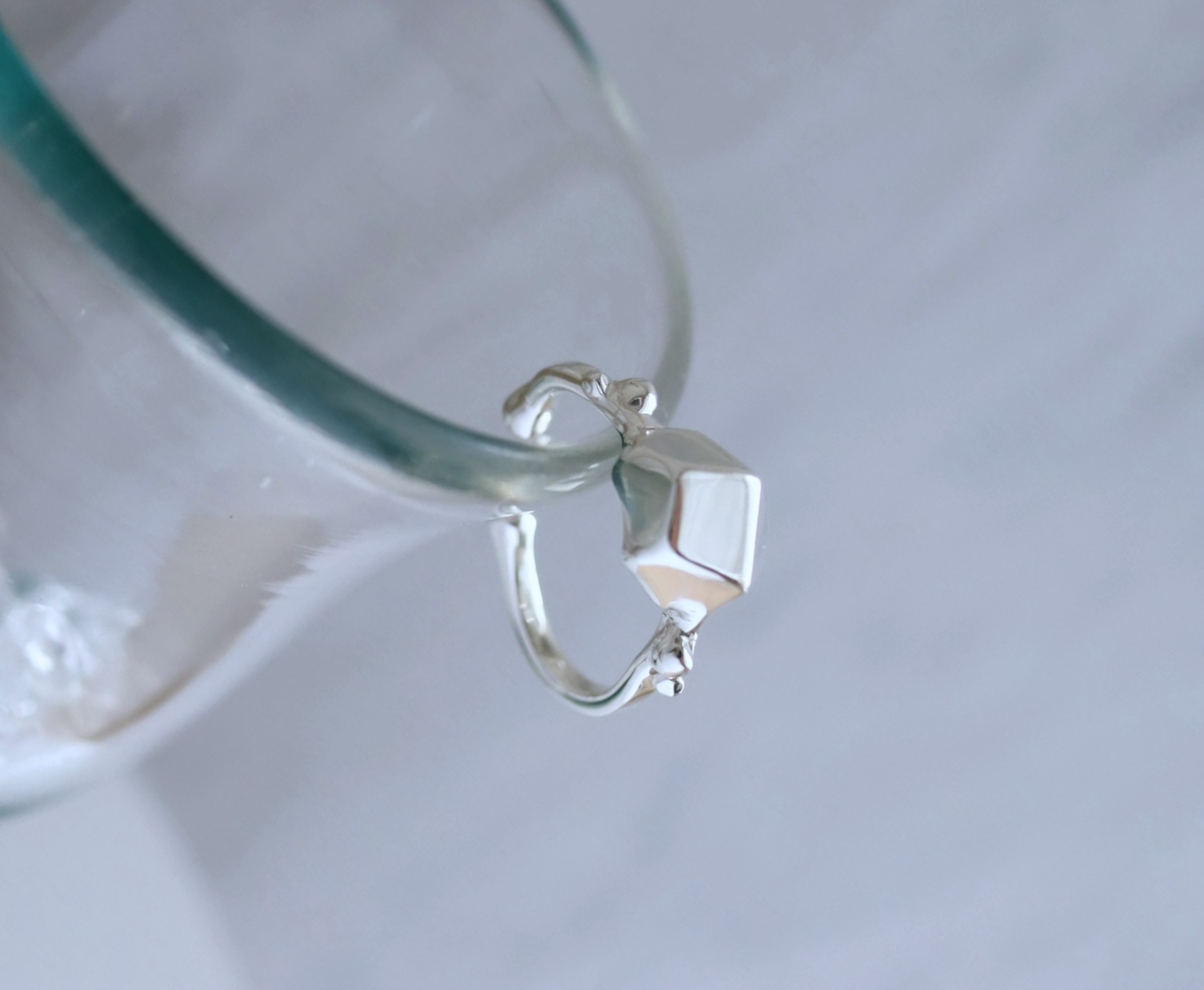 鉱石イヤーカフ silver925