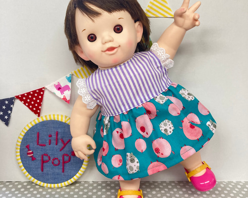 ムチムチ豚さんのストライプワンピース♡ 服 ぽぽちゃん USA