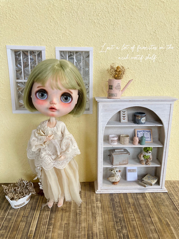 ミニチュア ドールハウス 棚 シェルフ ブライス リカちゃん 家具