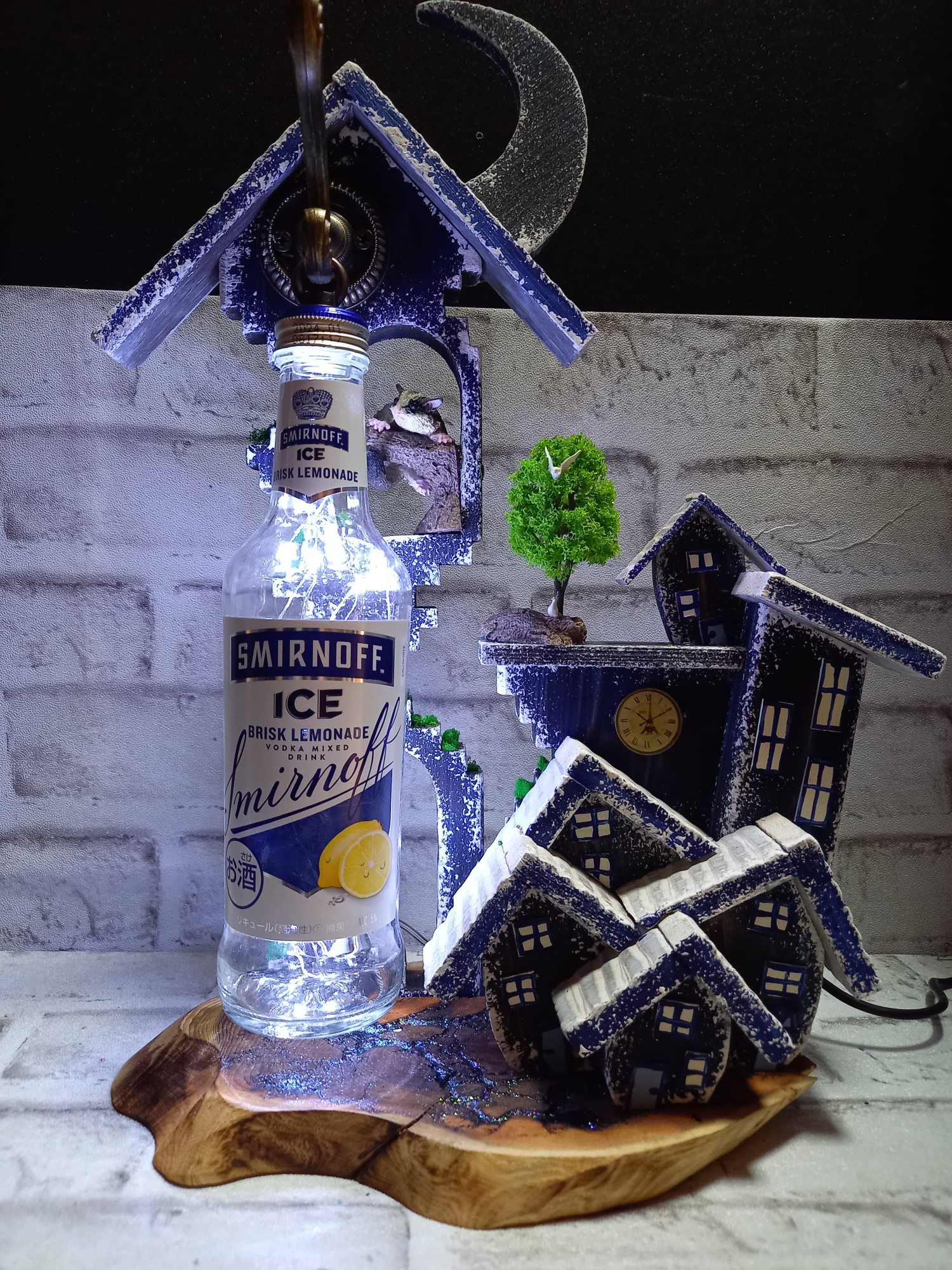 スミノフボトルランプ・ブルーバージョン