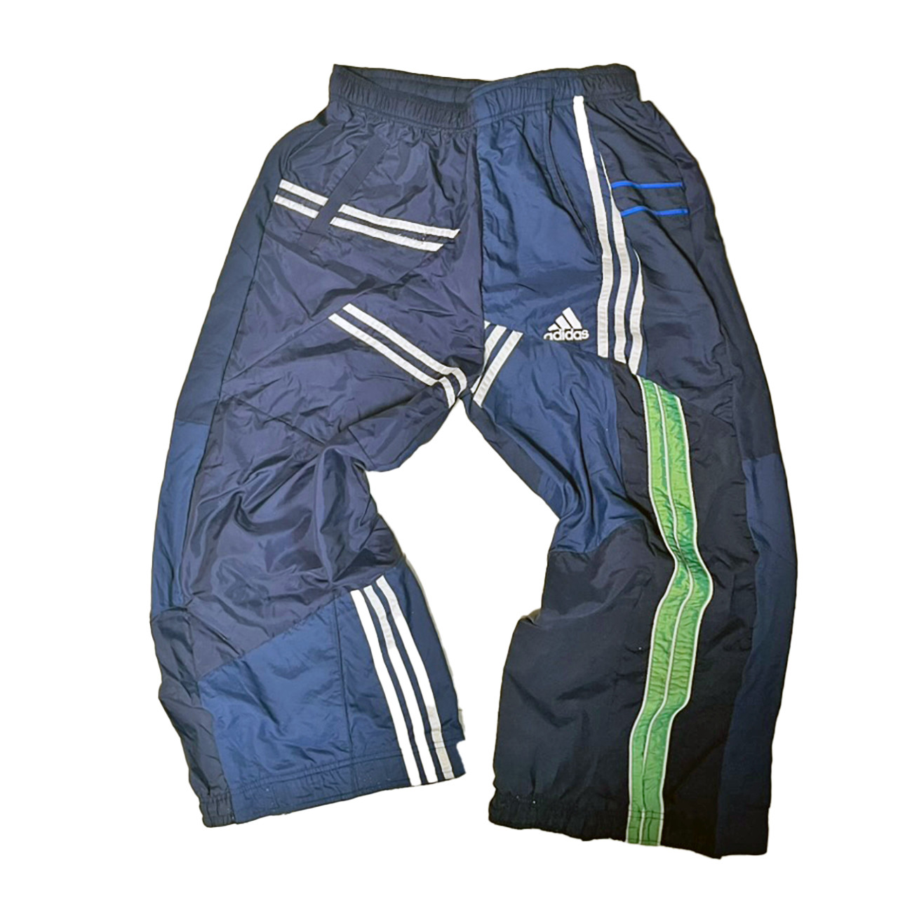 ナイロン パッチワークTRACKパンツ R-2432A②（男女兼用）