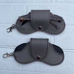 斜め掛けリングショルダー付きスマホケースandメガネケース(受注