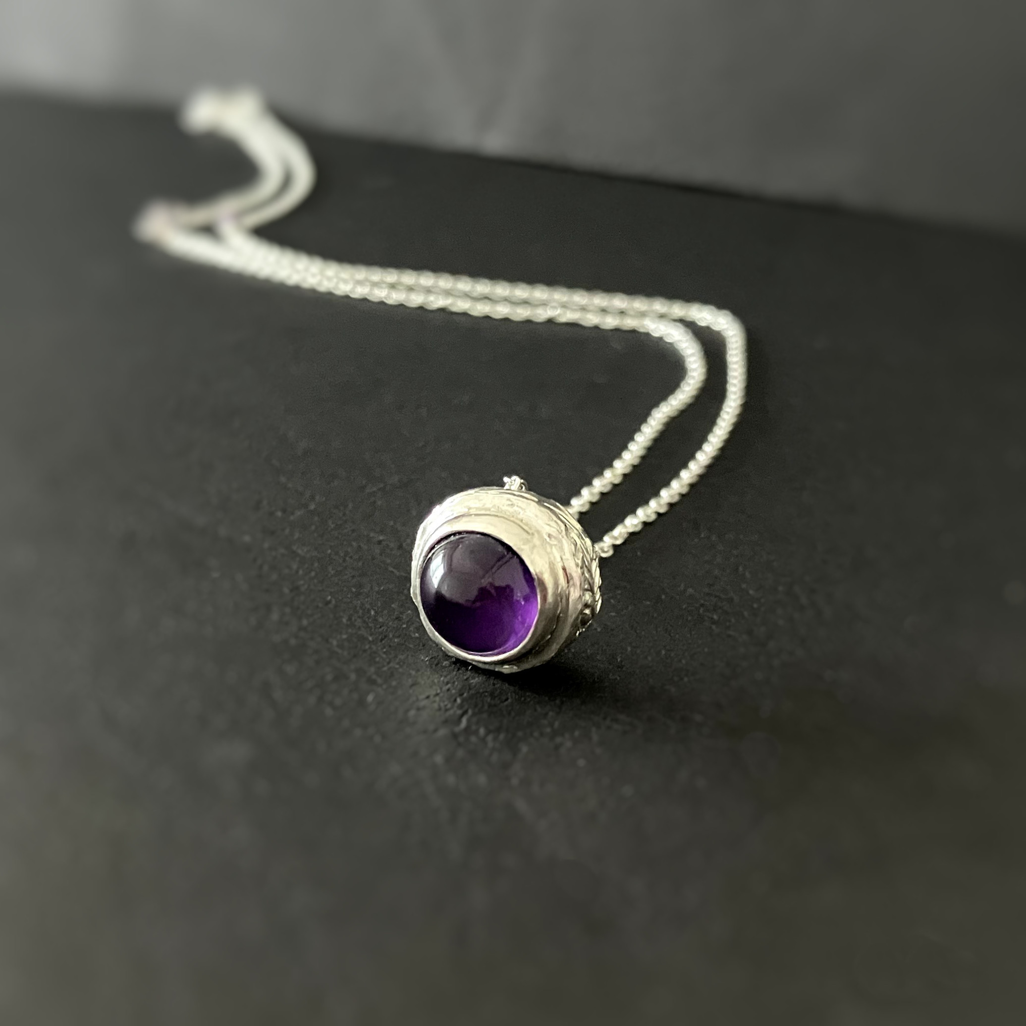 [オリーブの実] necklace アメジスト