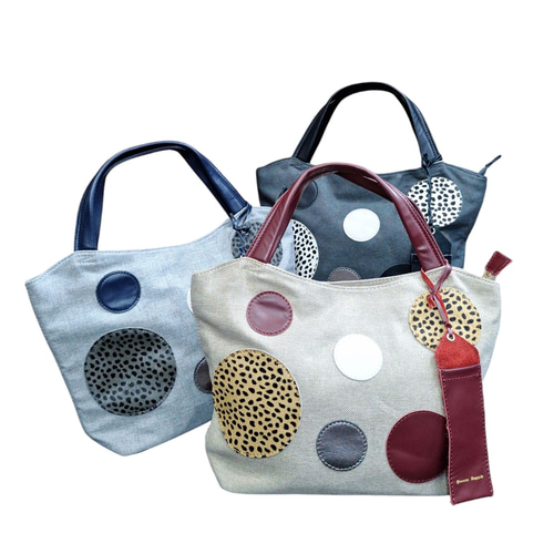 ◇Gream Supply◇グリームサプライ◇革付属丸型パッチ2wayトートバッグ