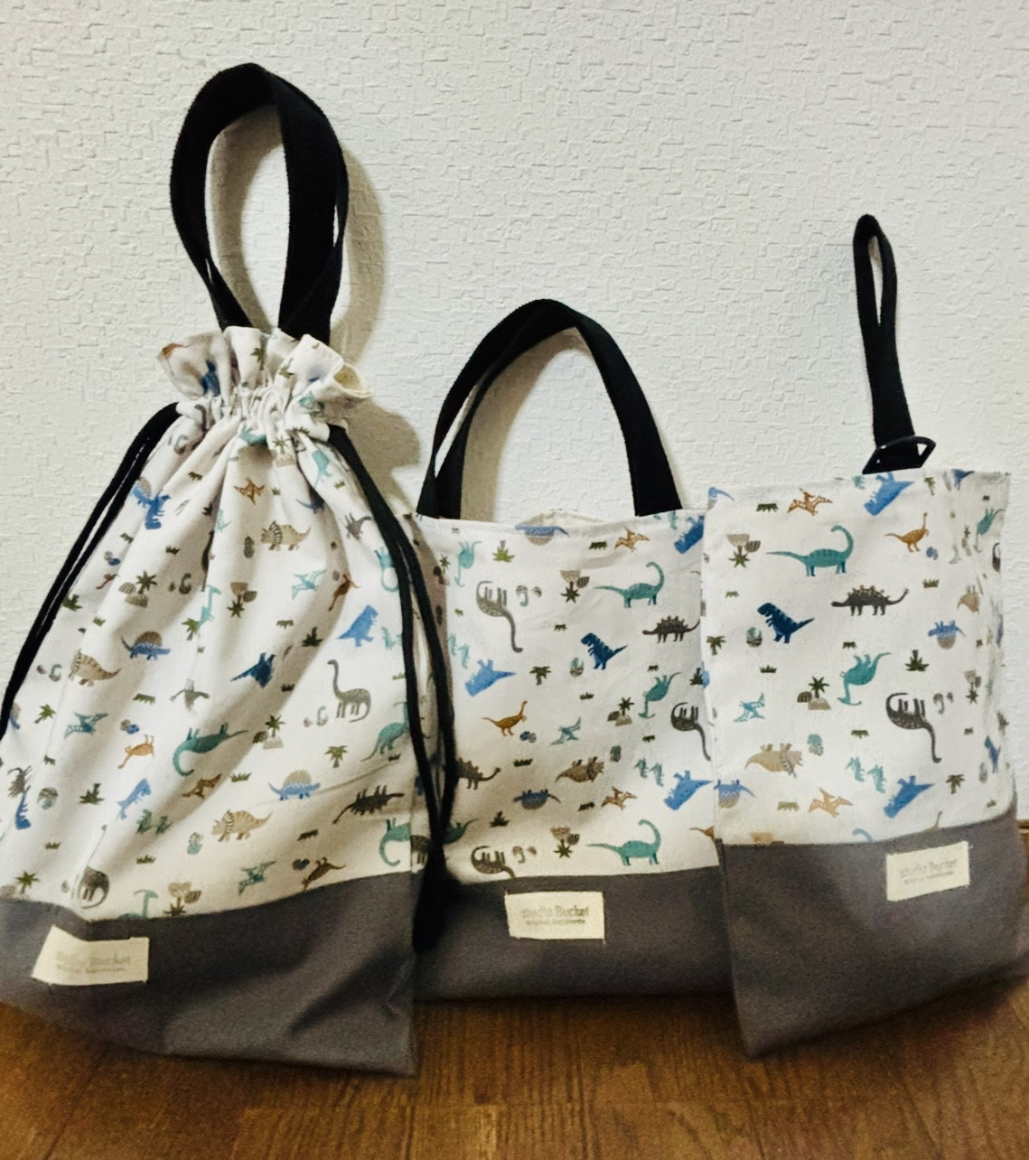 ★入園、入学★レッスンバッグ、お着替え袋、シューズ袋セット　WB