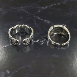 大特価オープン価格　silver925 真鍮　メキシカンリング　セット　メンズ　指輪　フリーサイズ　 5枚目の画像