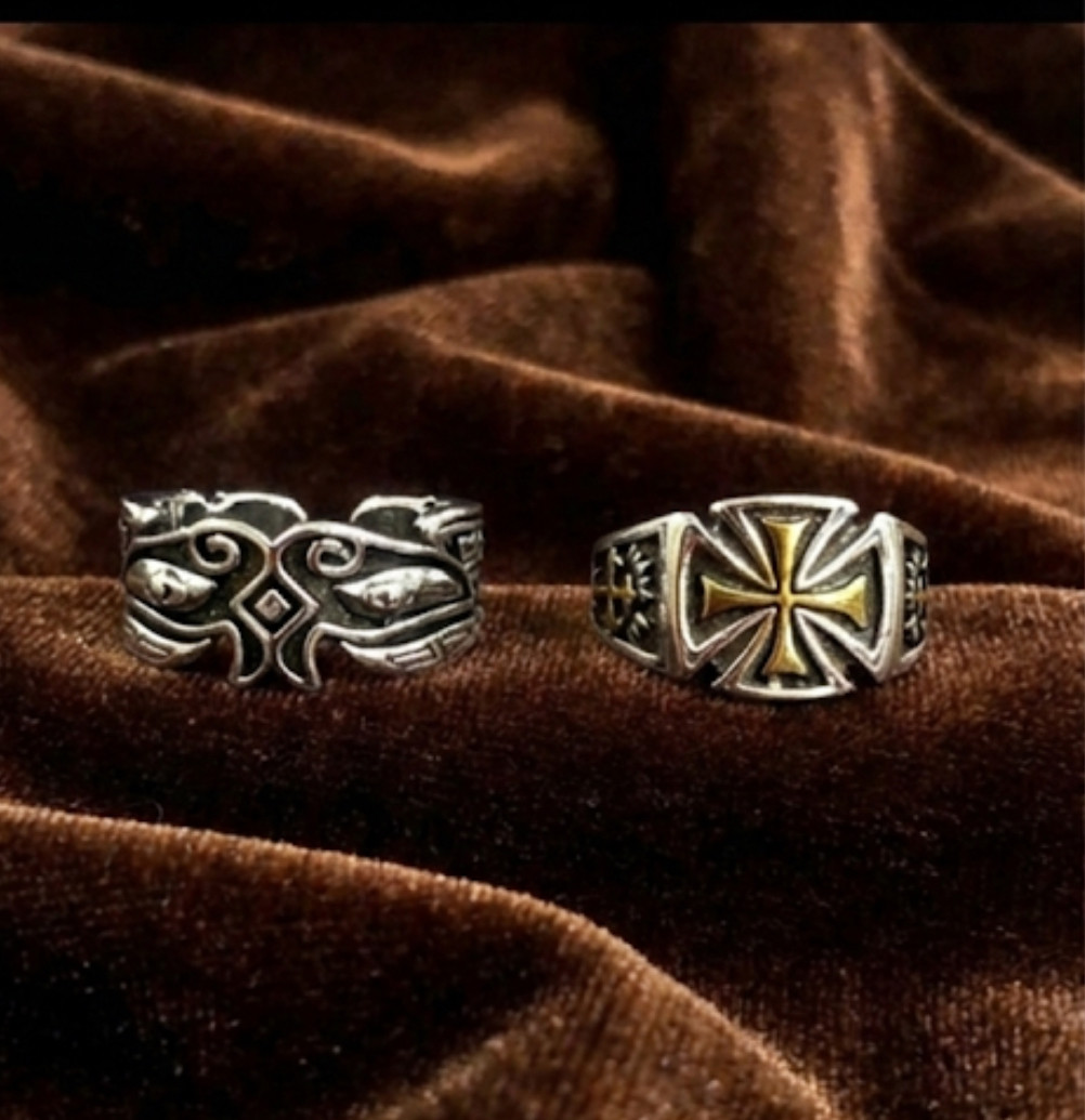 creema限定福袋 限定1 silver925 真鍮 メキシカンリング セット メンズ