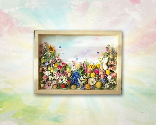処分SALE！　春花のメロディー　水彩画　大きな絵 絵画処分SALE！ 春花のメロディー 水彩画 大きな絵必見のブランド専門