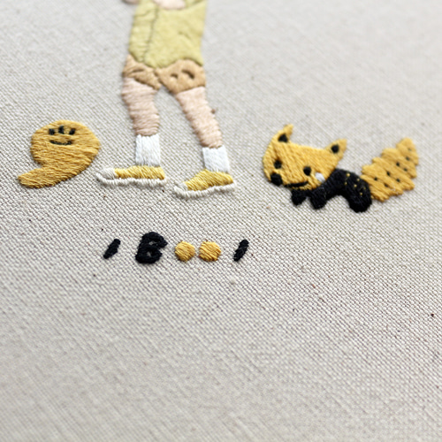 カスタマイズされた手作りのミニチュアキャラクター刺繍絵画 6 インチ