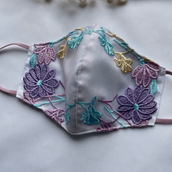 マスク手刺繍 刺繍マスク（すずらん刺繍） | pineflower