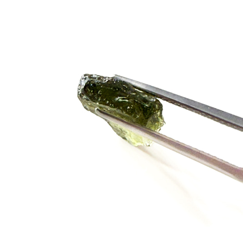 モルダバイト 天然ガラス 4.75ct チェコスロバキア 光波動石