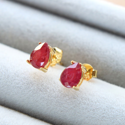 ルビー ピアス（スタッド・一粒） の人気通販｜Creema(クリーマ) 国内