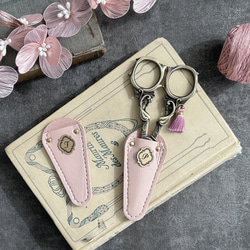 イニシャル入りヴィンテージデザイン糸切ハサミ＆ケース 3枚目の画像