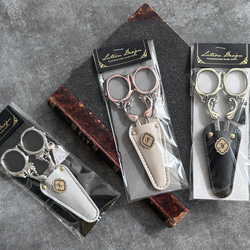 イニシャル入りヴィンテージデザイン糸切ハサミ＆ケース 7枚目の画像