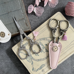 イニシャル入りヴィンテージデザイン糸切ハサミ＆ケース 17枚目の画像