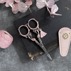 イニシャル入りヴィンテージデザイン糸切ハサミ＆ケース 12枚目の画像