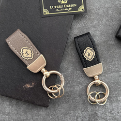 イニシャル入りレザーキーホルダーMINI 10枚目の画像