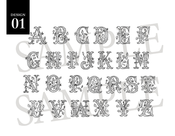 【イニシャル＆名入れ】コンパクトミラー 6枚目の画像