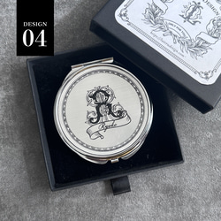 【イニシャル＆名入れ】コンパクトミラー 11枚目の画像