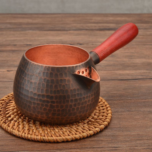 TQ112 鎚起銅器 銅 片口 銅製 酒器 ぐい呑み お猪口 冷酒 グラス