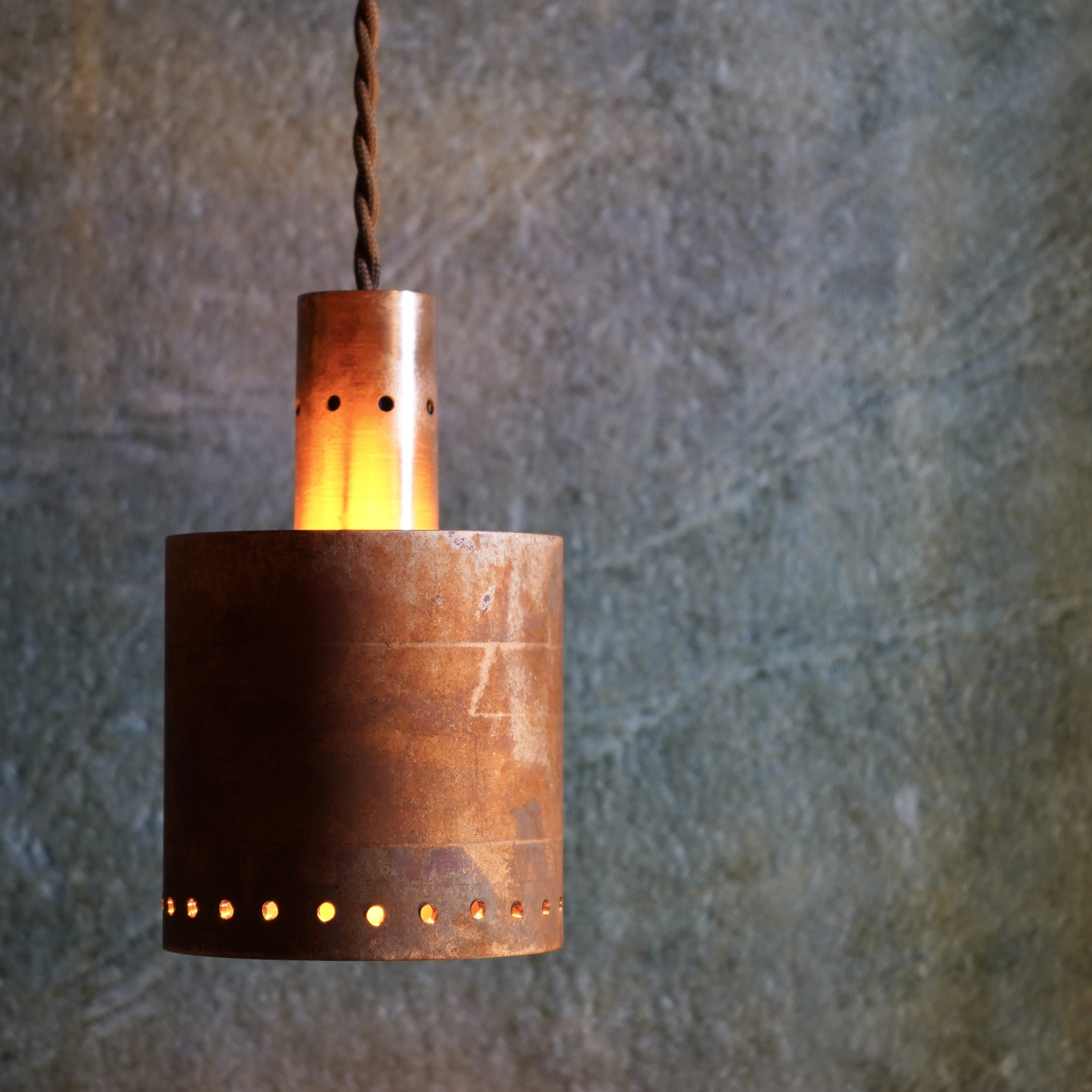 環-tamaki-M 【銅のペンダントライト】