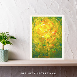 太陽 絵　絵画　原画　油絵　可愛い　油彩画　雑貨　モダン　アート　インテリア 太陽 絵 絵画 原画 油絵 可愛い 油彩画 雑貨 モダン アート